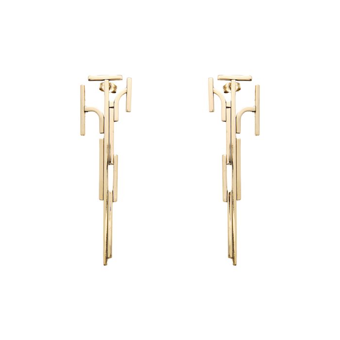Goddess Aura Earrings in 18kt Yellow Gold