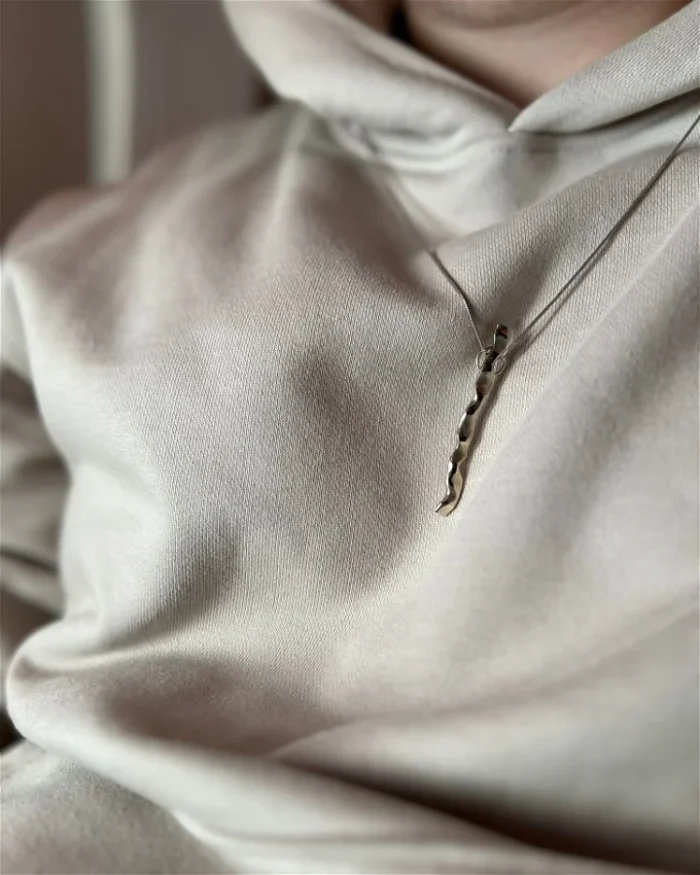 Waterfall Pendant in 18kt White Gold