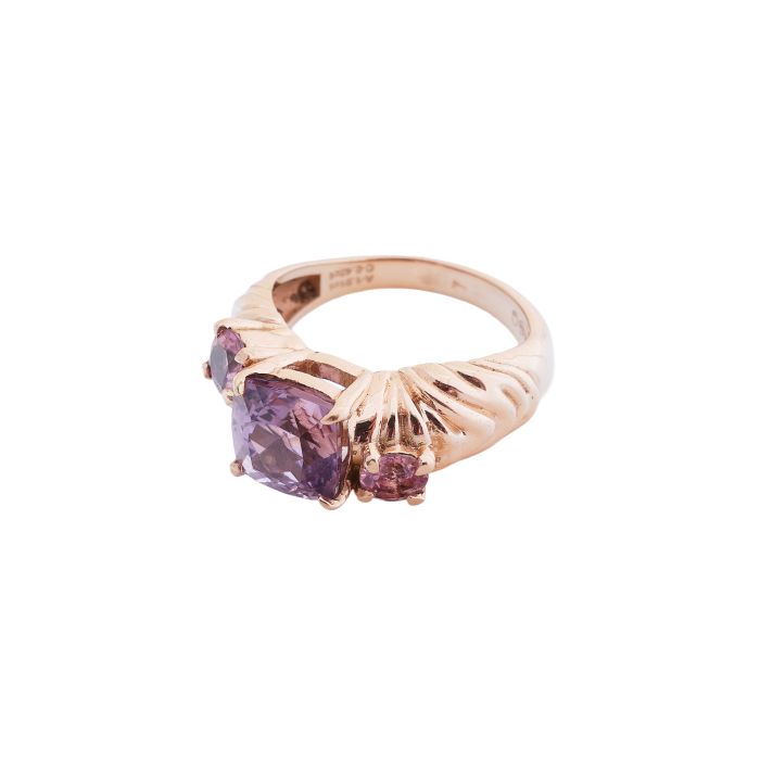 Skin Design Ring in 18kt Rose Gold