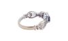 Lyra Promise Ring in 18kt White Gold